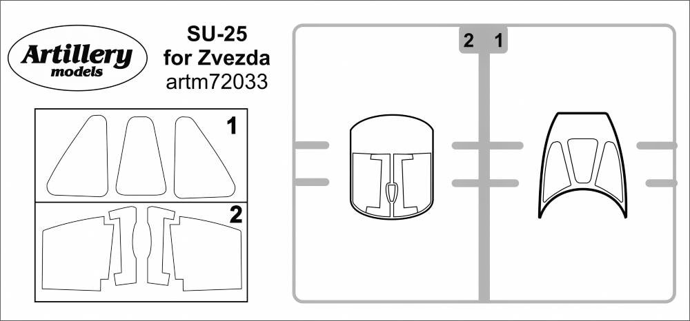 1/72 Masks for SU-25 (ZVE)