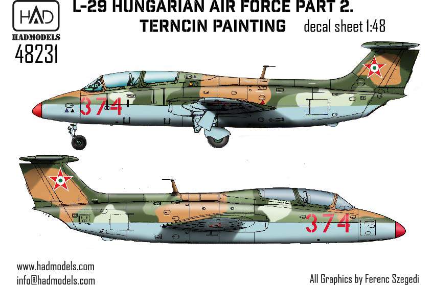 1/48 Decal L-29 Hungarian Air Force Part 2