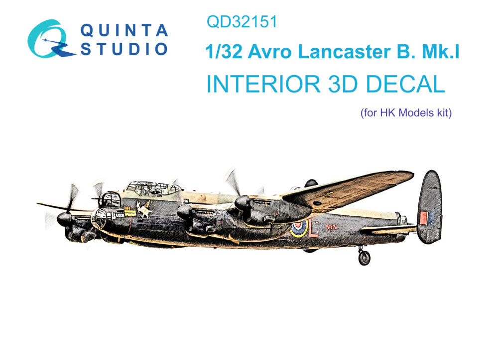 MODELIMEX Online Shop | 1/32 Avro Lancaster B. Mk.I 3D-Printed&col ...