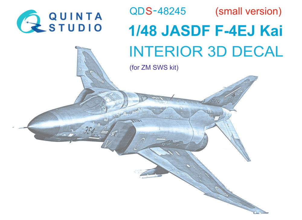 1/48 F-4EJ Kai 3D-Printed&col. Interior SMALL