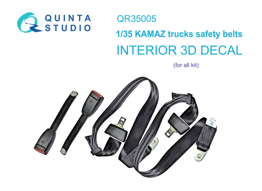 1/35 Kamaz trucks safety belts 3D-Printed&colour