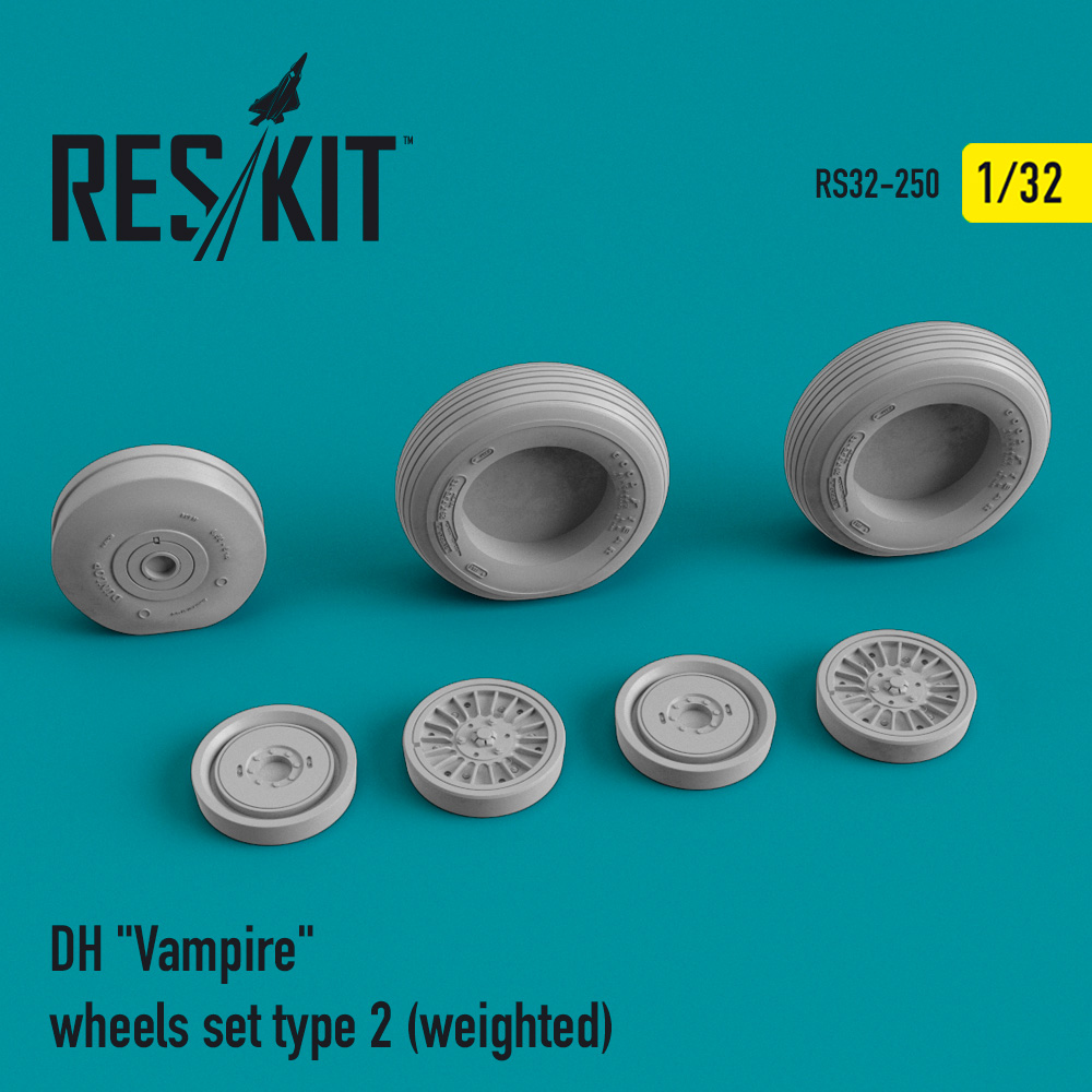 1/32 DH 'Vampire' wheels set type 2 (weighted)