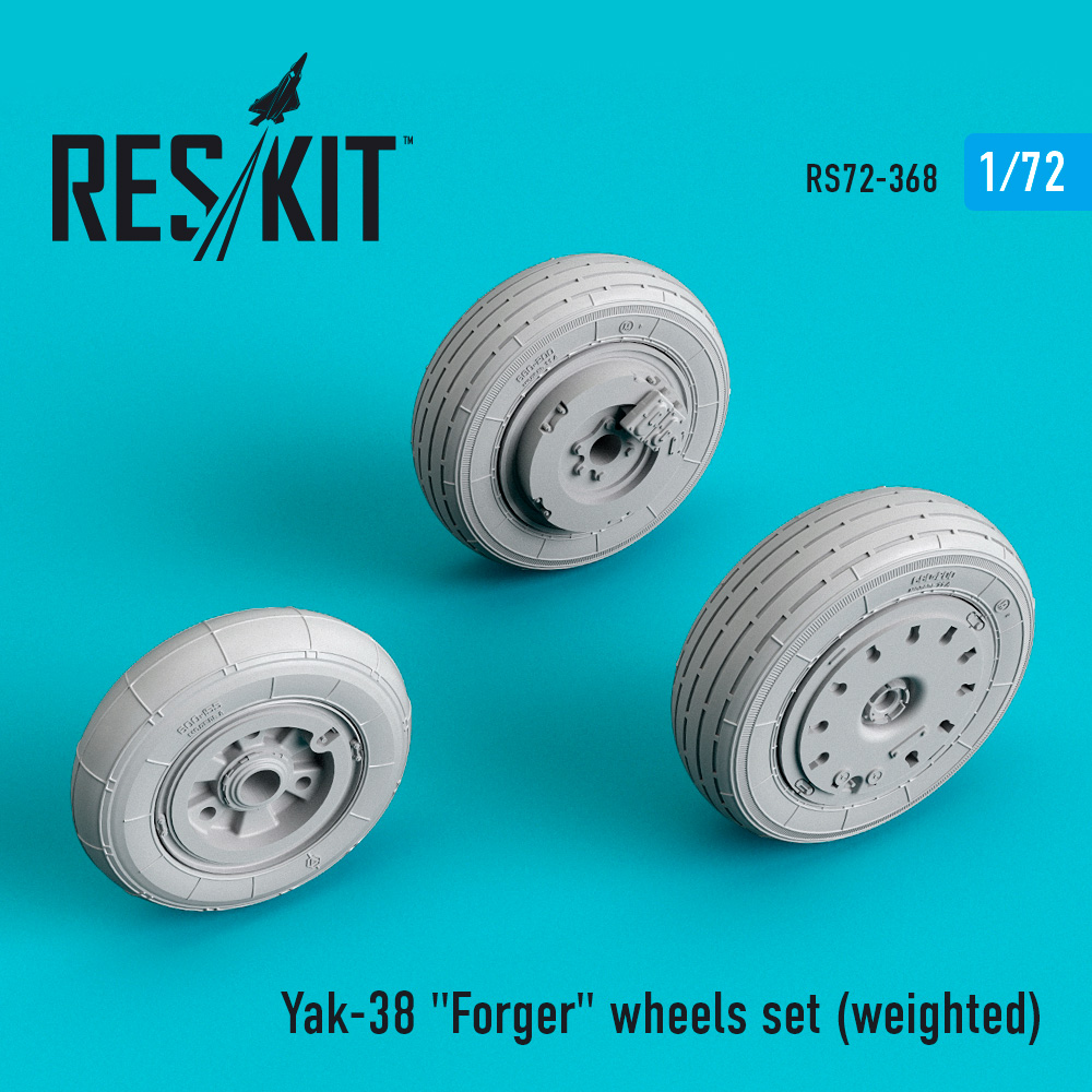 1/72 Yak-38 'Forger' wheels set (weighted) 