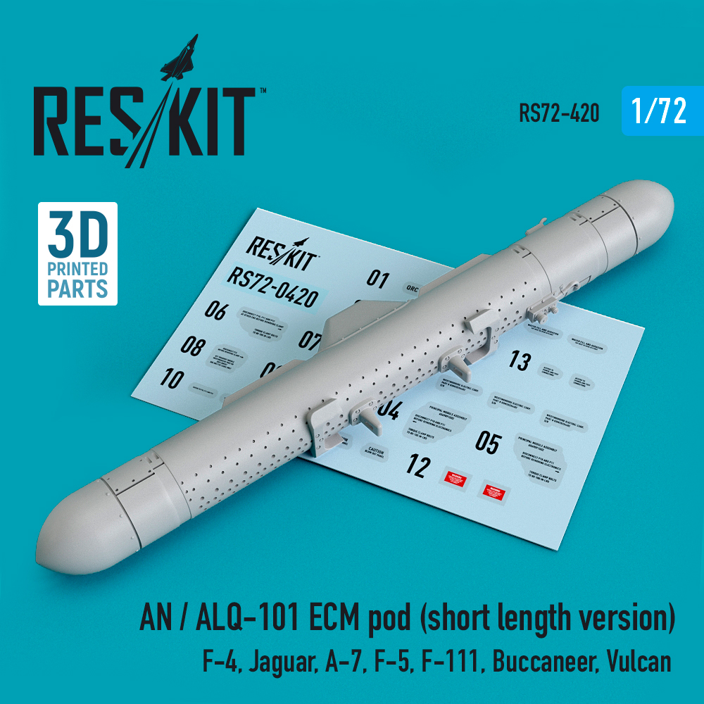 1/72 AN / ALQ-101 ECM pod short