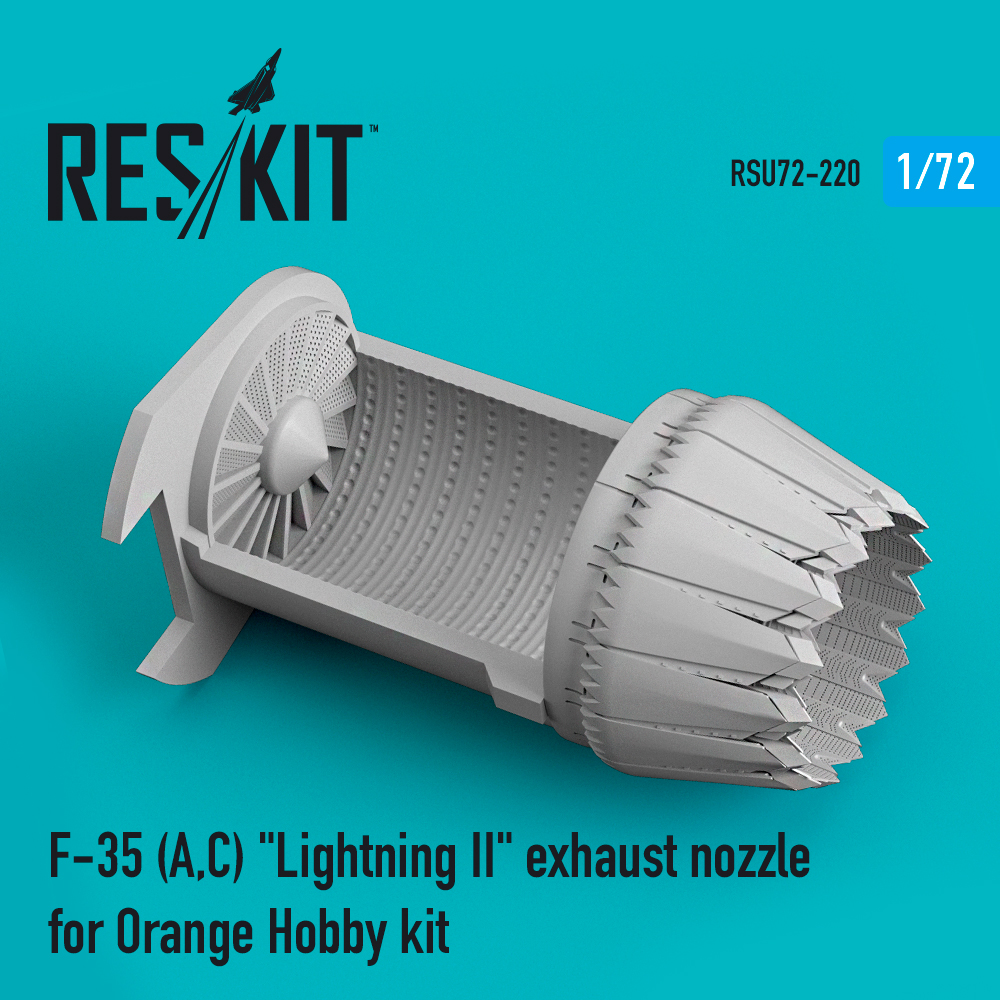 1/72 F-35 (A,C) 'Lightning II' exh.nozzle (ORANGE)