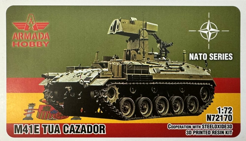 1/72 M41E Tua Cazador (3D resin printed kit)