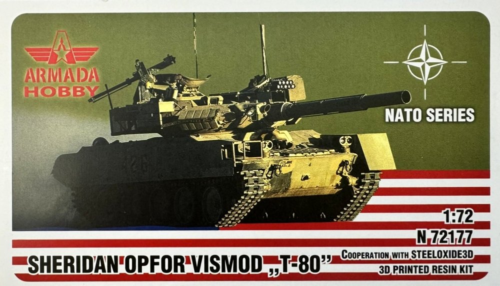 1/72 Sheridan OPFOR VISMOD 'T-80' (3D kit)