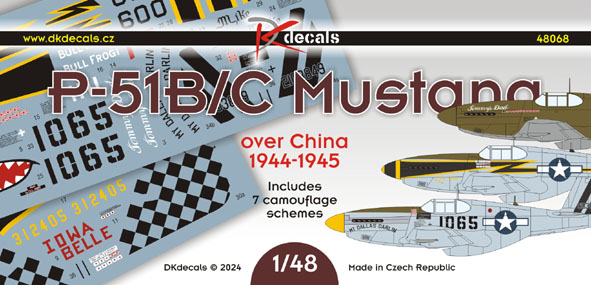 1/48 P-51B/C Mustang over China (8x camo)