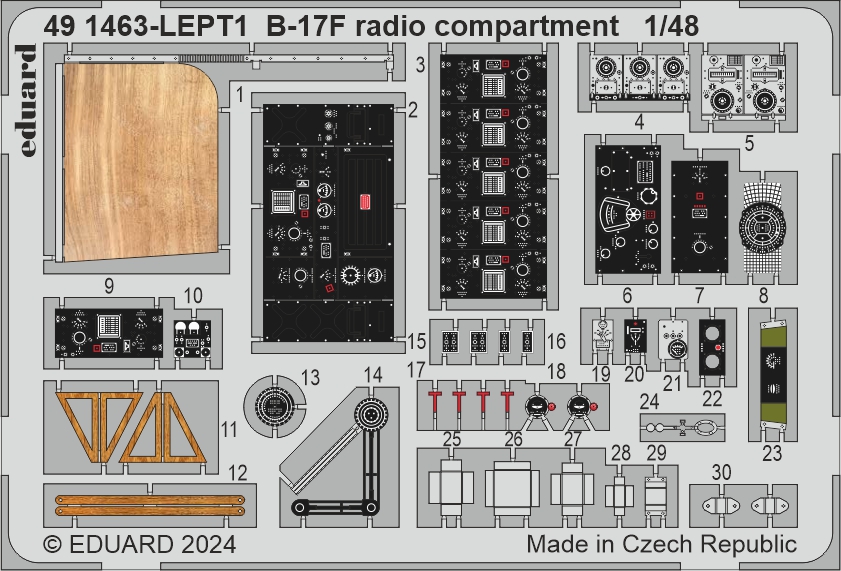 SET B-17F radio compartment (EDU)