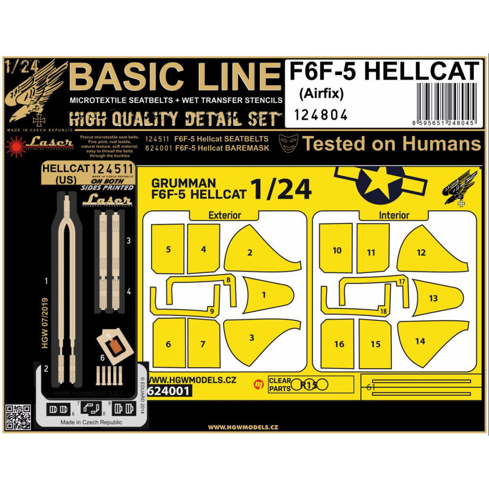 1/24 F6F-5 Helccat (AIRFIX) BASIC LINE