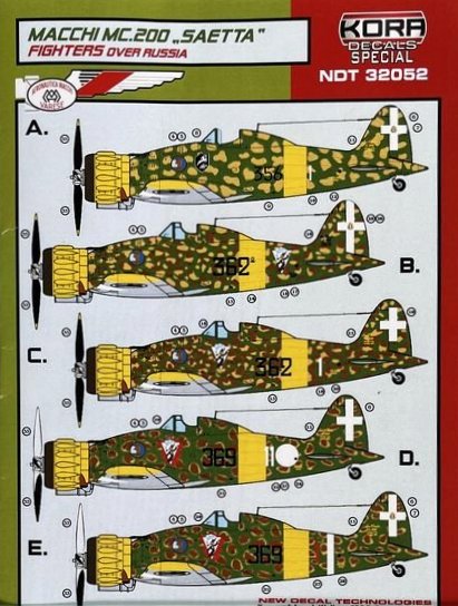 1/32 Decals MC.200 Saetta Figters over Russia