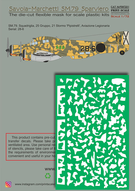 1/72 Mask Savoia-Marchetti SM.79 Part 2