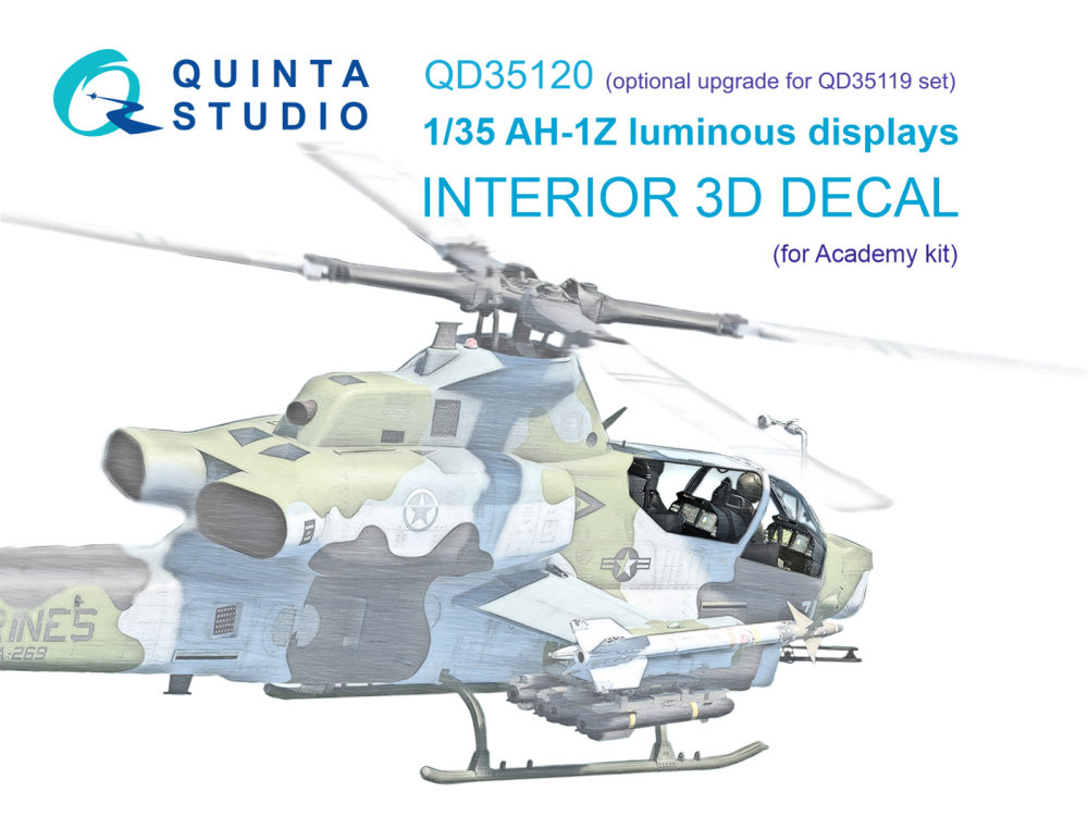 1/35 AH-1Z luminous displays (ACAD)