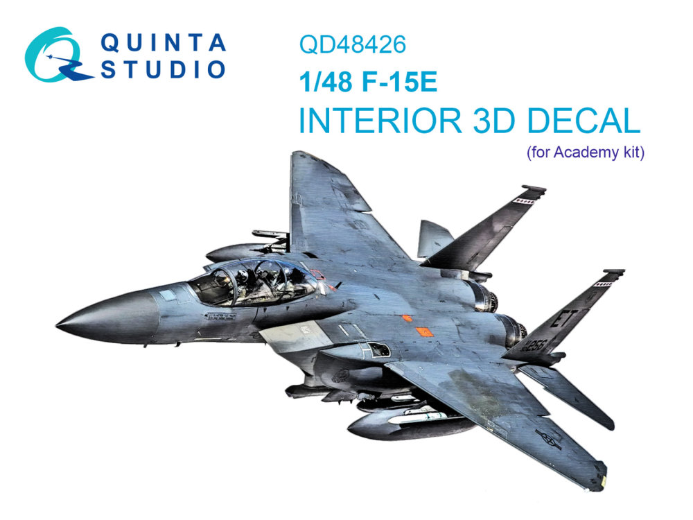 1/48 F-15E 3D-Print.&col.Interior (ACAD)