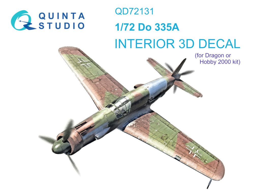 1/72 Do 335A 3D-Print.&col.Interior (DRAG/H.2000)