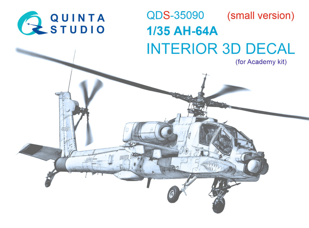 1/35 AH-64A 3D-Print.&colour.Interior (ACAD) SMALL