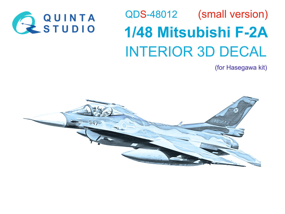 1/48 Mitsubishi F-2A 3D-Print.&col.Interior (HAS) 