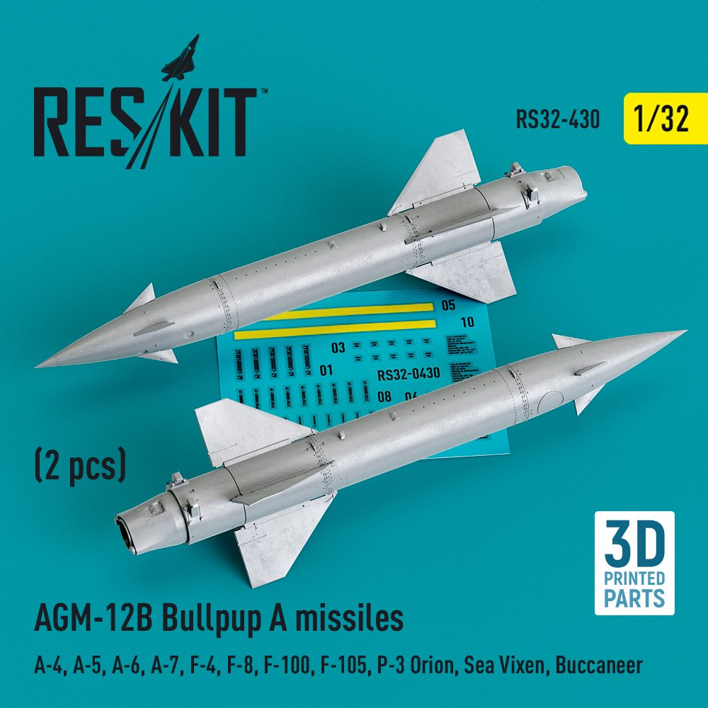 1/32 AGM-12B Bullpup A missiles (2 pcs.)