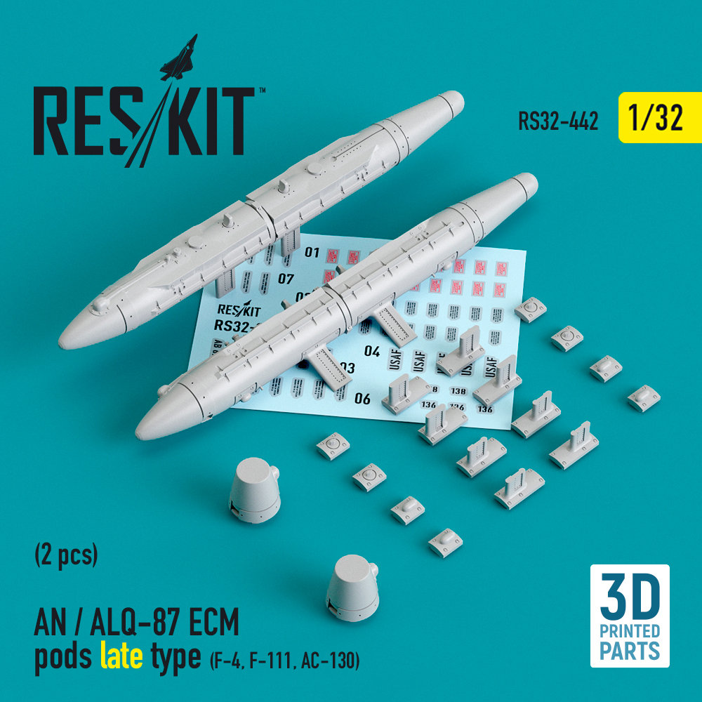 1/32 AN / ALQ-87 ECM pods late type - 2 pcs.