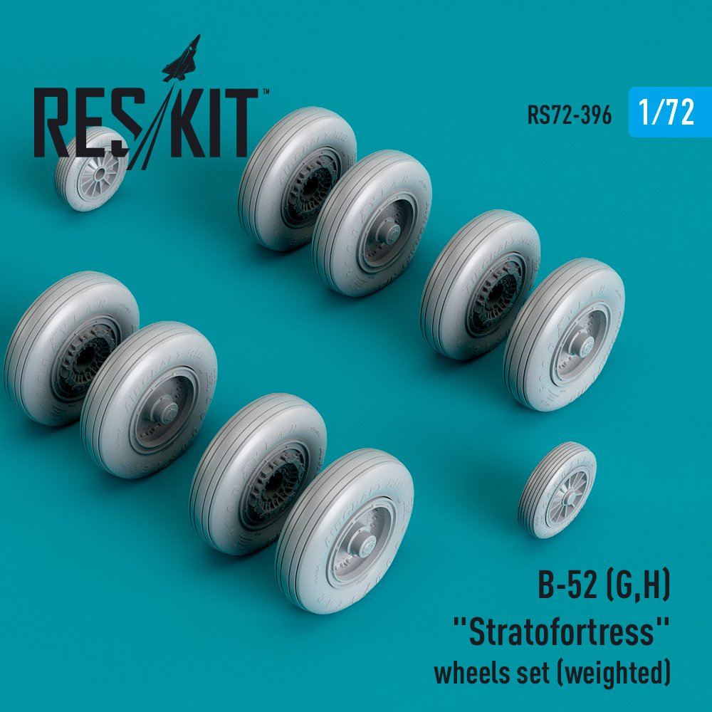 1/72 B-52 G,H 'Stratofortress' wheels set weighted