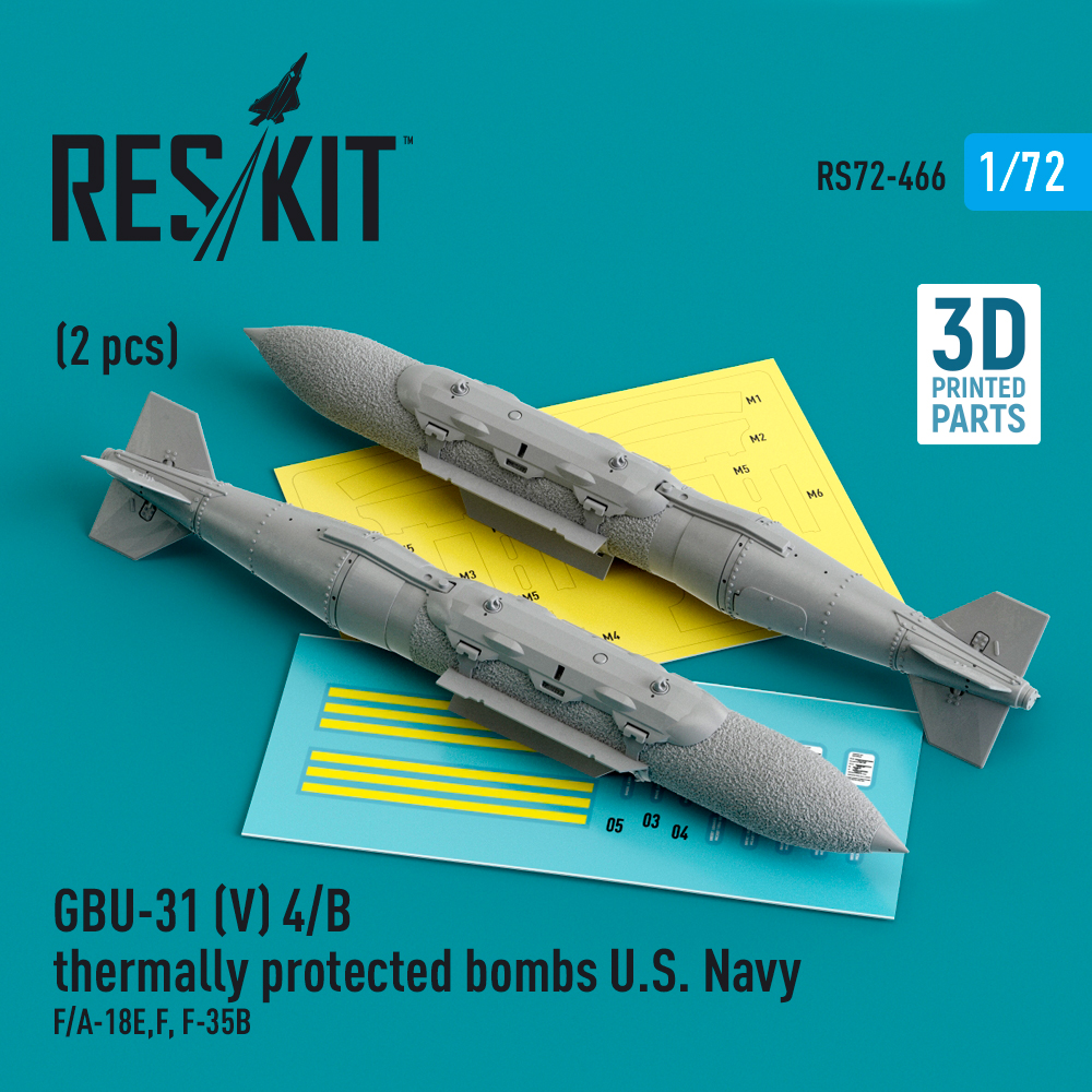 1/72 GBU-31 (V) 4/B thermally prot.bombs U.S. Navy
