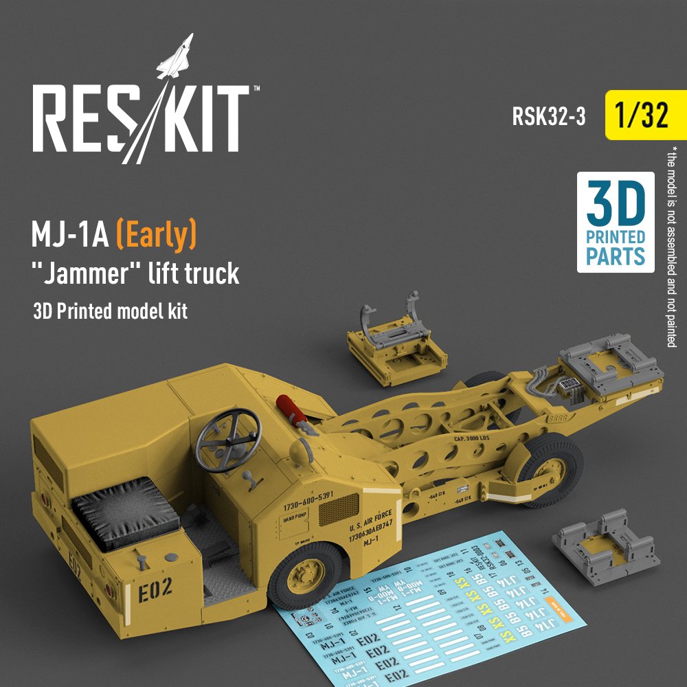 1/32 MJ-1A Early 'Jammer' lift truck (3D model)