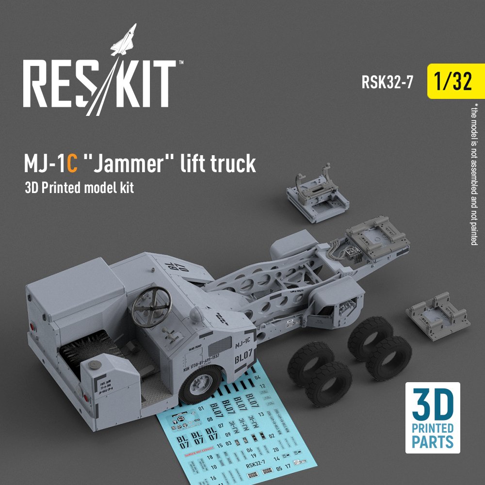 1/32 MJ-1C 'Jammer' lift truck (3D Printed model)