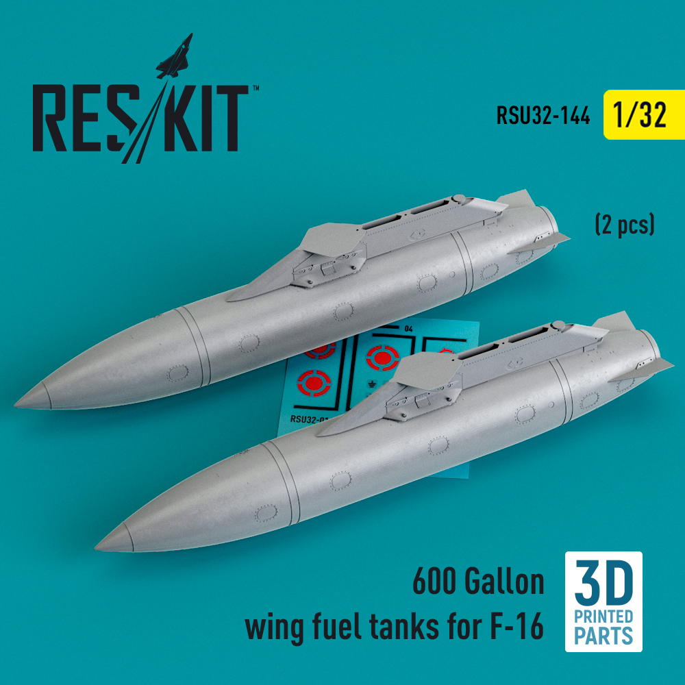 1/32 600 Gal. wing fuel tanks F-16 (2 pcs.)
