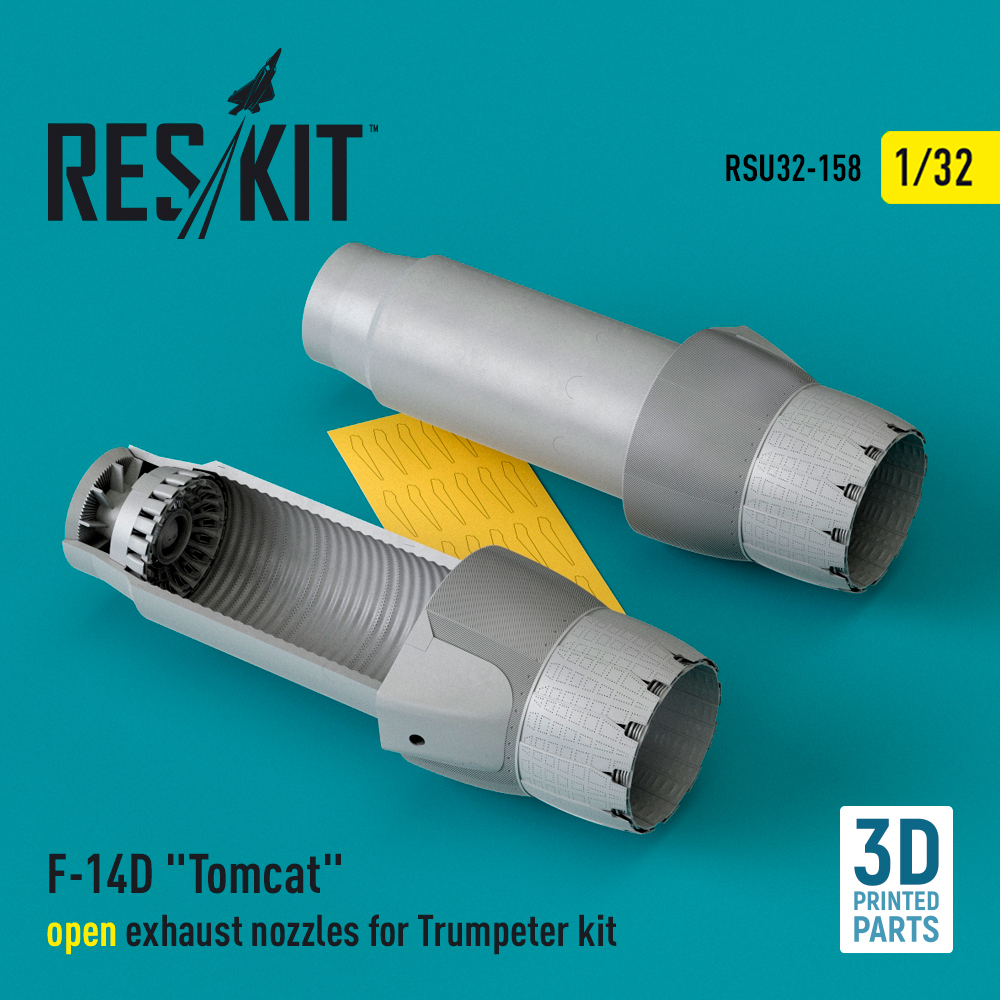 1/32 F-14D 'Tomcat' open exhaust nozzles (TRUMP)