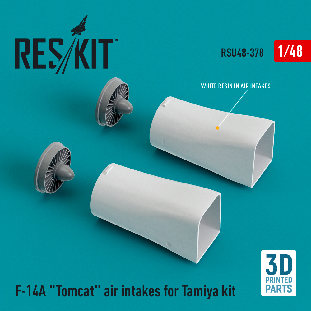 1/48 F-14A 'Tomcat' air intakes (TAM) 3D Print 