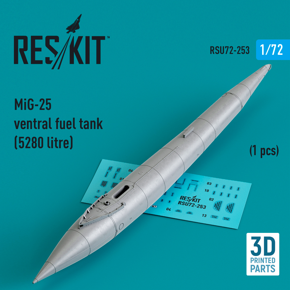 1/72 MiG-25 ventral fuel tank - 5280 litre (1 pc.)