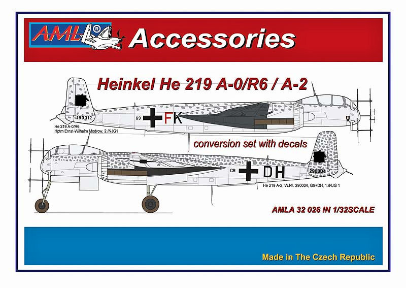 1/32 Heinkel He 219 A-0/R6/A-2 Conv.set