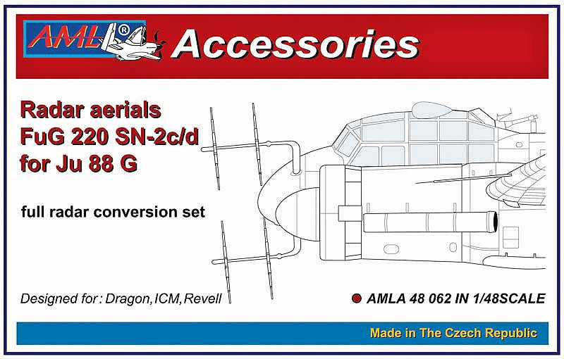 1/48 Junkers Ju 88 G w/ Radar aerials FuG 220 SN-2