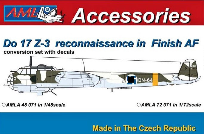 1/72 Dornier Do 17 Z-3 reconnaissance Finnish AF