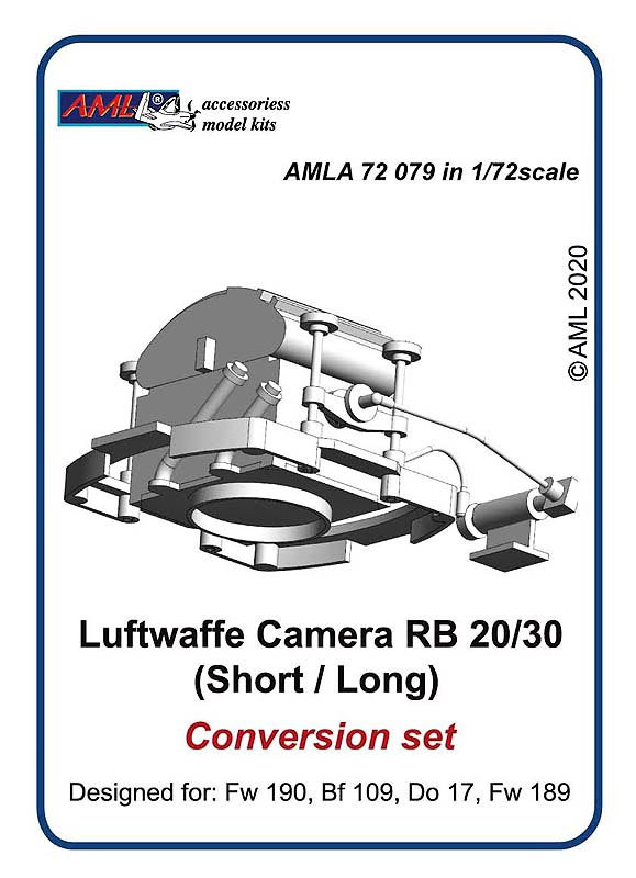 1/72 Luftwaffe Camera RB 20/30 (Short/Long)