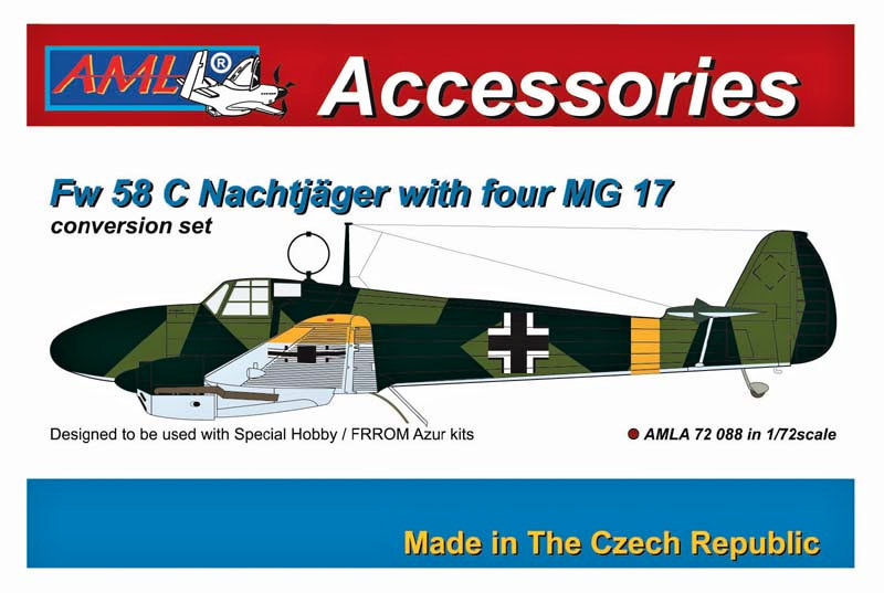 1/72 Fw 58 C Nachtjäger w/ four MG 17