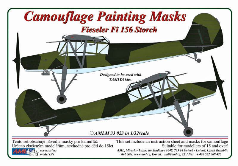 1/32 Camouflage masks Fieseler Fi 156 Storch