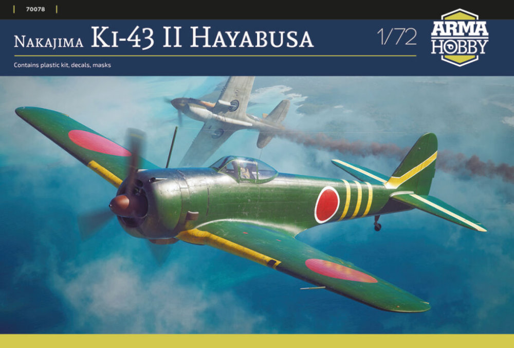 1/72 Nakajima Ki-43 II Hayabusa (3x camo)