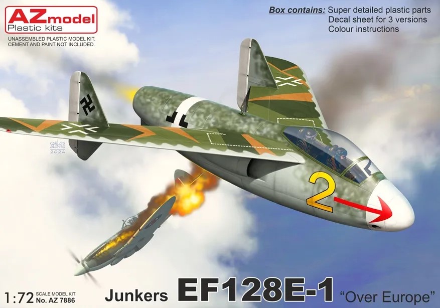 1/72 Junkers EF-128E-1 'Over Europe' (3x camo)