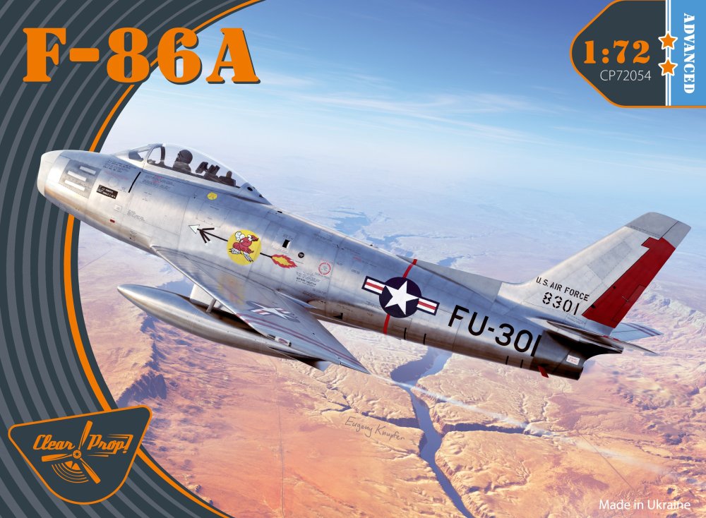 1/72 F-86A ADVANCED Kit (3x camo)