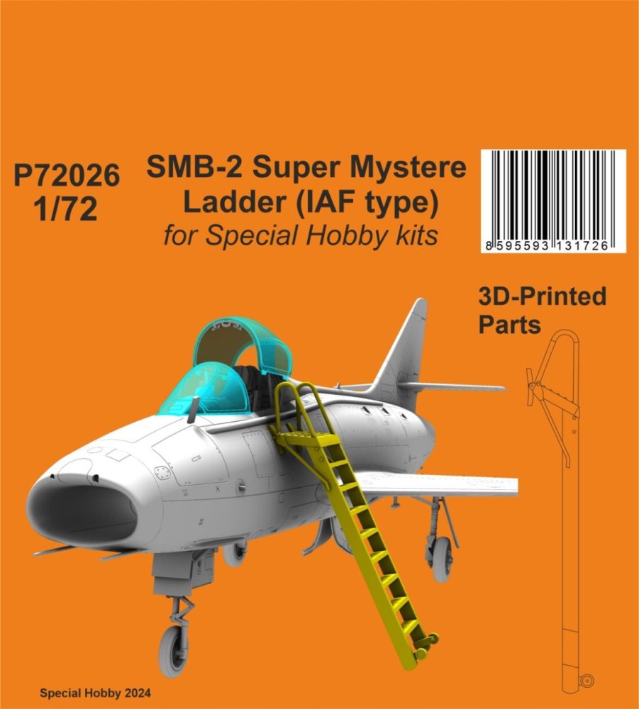 1/72 SMB-2 Super Mystere Ladder IAF type (3D Pr.)