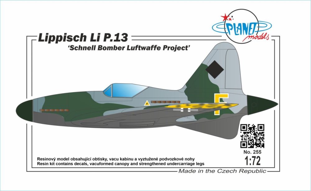 1/72 Lippisch P.13 Schnell Bomber Luftw. Project