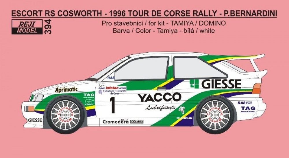 1/24 Transkit Escort RS Cosworth Tour d.Corse 1996