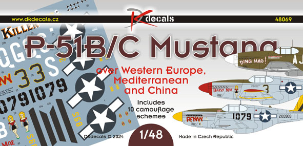 1/48 P-51B/C Mustang o. Western Europe (10x camo)