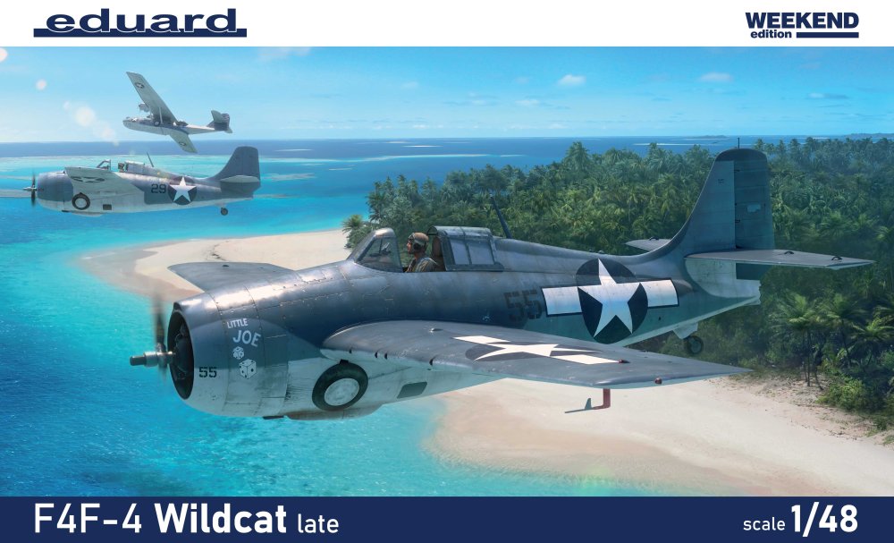 1/48 F4F-4 Wildcat late (Weekend Edition)