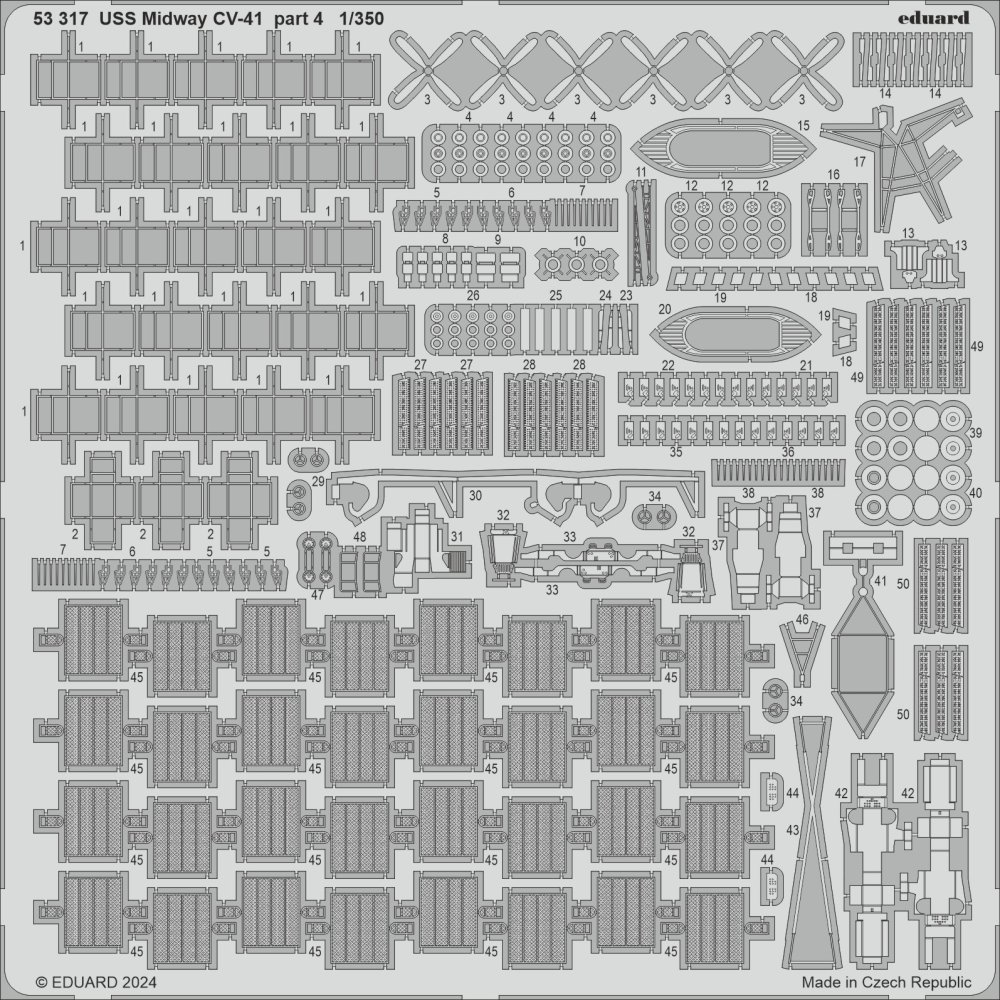 SET 1/350 USS Midway CV-41 part 4 (TRUMP)