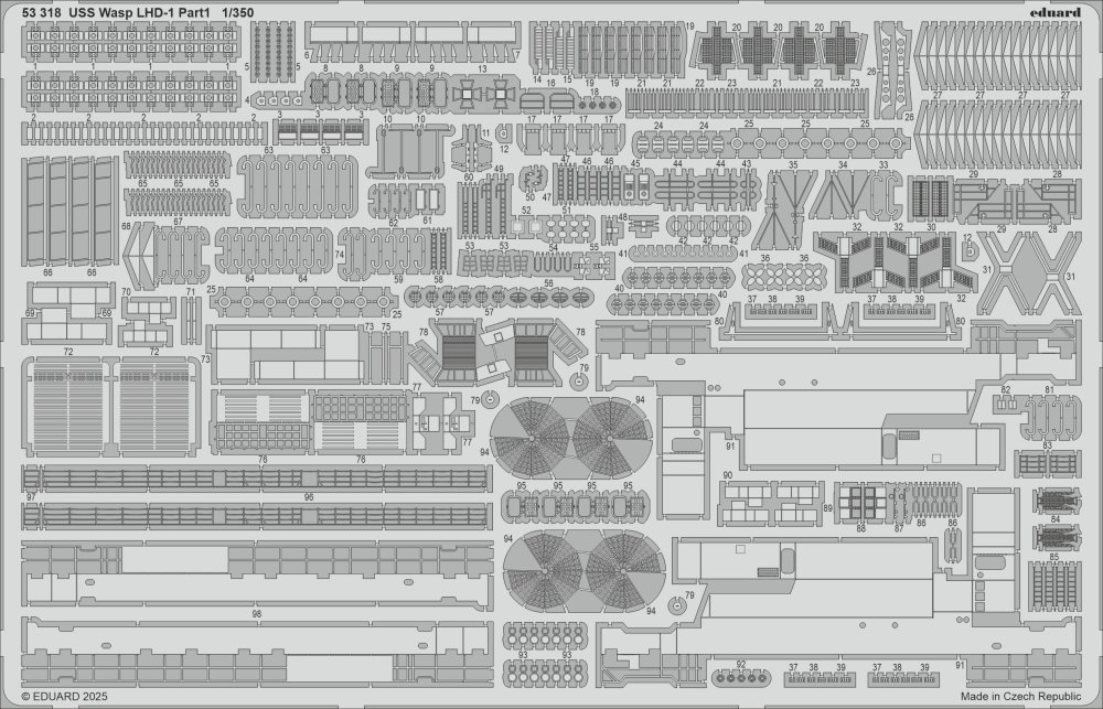 SET 1/350 USS Wasp LHD-1 part 1 (TRUMP)