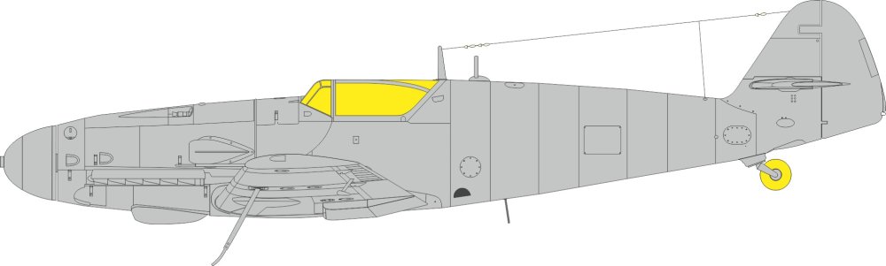 Mask 1/72 Bf 109G-10 (EDU)