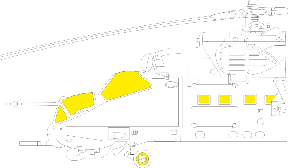 Mask 1/48 Mi-24P (TRUMP)