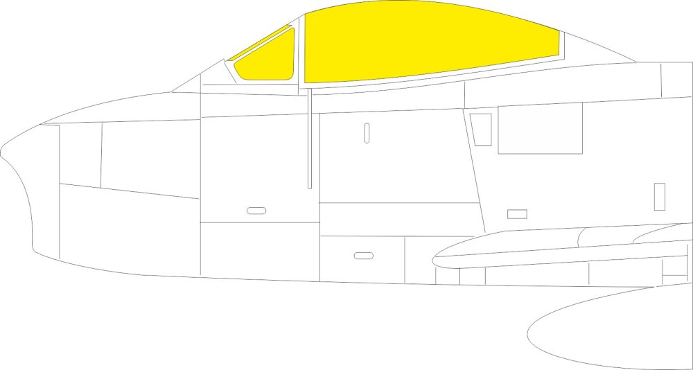 Mask 1/48 F-86A (CL.PROP)